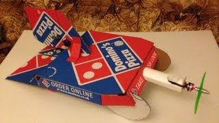 Dominos pizza box airplane flyer