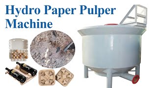Marvels of Pulp Making Machine in Egg Tray Manufacturing Process! Paper Pulper in Egg Tray Making