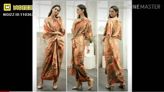 CARI! KAFTAN KEKINIAN IKAT BATIK SATIN POLA NAZYA CLTN Tokopedia @elfridaagustinasirait3078