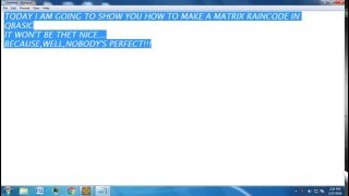 matrix in qbasic