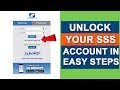 Paano e-unlock ang iyong locked SSS accounts - SECRET TRICK 2019 (Maybe Outdated Na, Pero Try Lang)