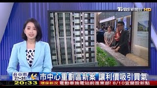 TVBS新聞報導：市中心重劃大案【金城舞2 都心花園】讓利價超吸睛！