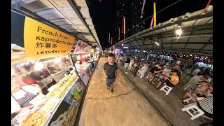 360° 8K Jomtien Night Market In Pattaya 15.11.2024