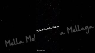Mella Mellaga ❤️ Lyrical WhatsApp Status | Allu Shirish ✨🎶
