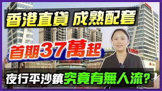 【婷在珠海】香港直貸，成熟配套。首期37萬起｜夜行平沙鎮究竟有無人流?