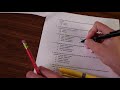 asmr teacher helps you with grammar test over the shoulder pov