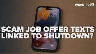 Job recruiting scam texts may be linked to government shutdown, according to expert