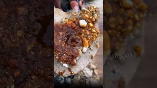 Discovery of gold rust in a dry river. mining gold #golddiscovery #goldmining