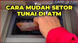 CARA SETOR TUNAI DI ATM BANK JATENG TERBARU | CARA SETOR TUNAI DI ATM TERBARU