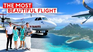 The Most Beautiful Flight - Air Tahiti to Bora Bora