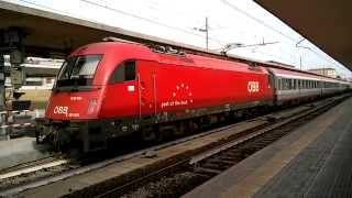 OBB 1216 008 in partenza da Bologna Centrale