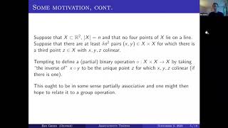 Associativity testing - Ben Green