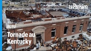 Tornade au Kentucky : les images aériennes de la dévastation au \