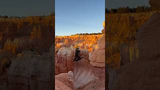 Bryce Canyon Sunrise Hike #music #shorts #hiking #explore #nationalparks #epic #travel #utah