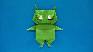 How To Make An Origami Devil Easy | Origami Devil Step By Step | Origami Tutorial