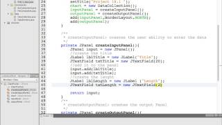 5/6 User Interface - Input Panel