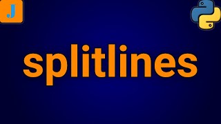 Python splitlines