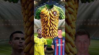 Lewandowski or Ronaldo [Guess the banana jersey for ronaldo and lewandowski] #football #jersey