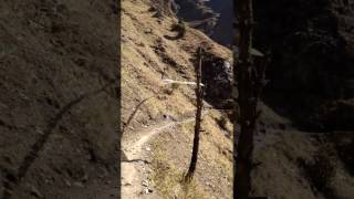 Walking with Tibetan Prayer Flags