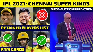 CSK Retained Players and RTM Cards | IPL 2021 Auction | Cricket Mantri