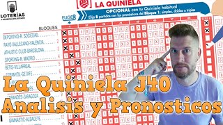 QUINIELA JORNADA 40💰ANALISIS Y PRONOSTICOS - LALIGA EA SPORTS