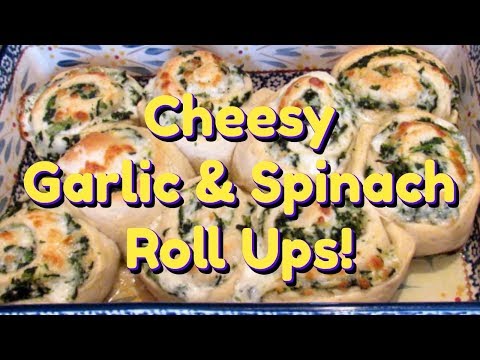 Homemade Spinach Pizza Rolls