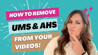 How to Remove Filler Words (the Ums & Ahs) from Your Video in 1 Minute using Descript (2023)