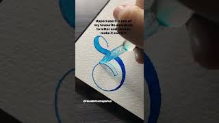 Letter S calligraphy! #shorts #handlettering #calligraphy #lettering #moderncalligraphy #Glasspen