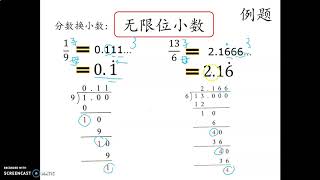 初一数学：循环小数