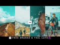 😱Free Orange & Teal Free Luts | VN Luts 😱 | Premiere Pro | Cinema |Colour Grading In Mobile VN