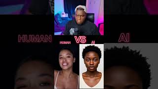 Ai vs HUMAN makeup transition challenge #makeuptransition #makeup #aimakeup #ai