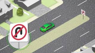 When you can safely perform a U turn