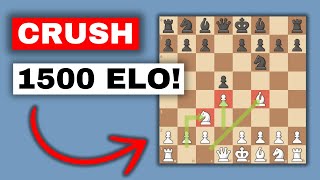 This ONE OPENING WILL GET YOU to 1500 ELO EASILY!