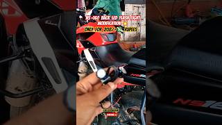 Ns160 me flasher kaise lagaye💥Ns160 modification video🤯simtac hazard flasher #ns160 #ns200 #shorts