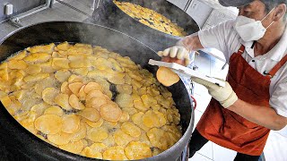 Amazing Skill! Giant Cauldron French Fries, Sweet Potato Fries Master / Korean street food