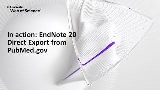 In action: EndNote 20 (Windows) Direct Export from PubMed.gov