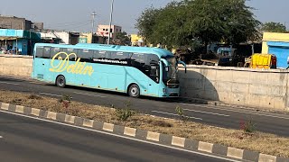 Brand New DELTIN Travels Volvo 9600 Semi sleeper coach| Delhi to manali| first trip