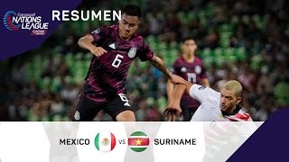 Liga de Naciones Concacaf 2022 Resumen | México vs Surinam