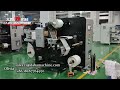 High Speed Servo Motor Driven Blank Label Fully Rotary Die Cutting Slitting And Rewinding Machine