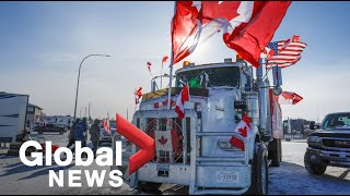 Alberta loosening COVID-19 restrictions as border protests resumes