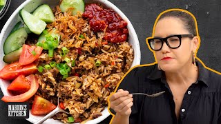 How to make Indonesian Beef Nasi Goreng at home | #cookwithme #athome | Marion's Kitchen