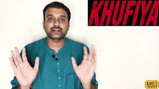 Khufiya - Review | Vishal Bhardwaj, Tabu, Ali Fazal, Wamiqa Gabbi | Netflix | KaKis Talkies