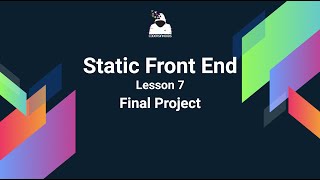 Static frontend course - Final Project.