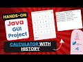 Java GUI Project with Database - Calculator with History | (Swing UI)