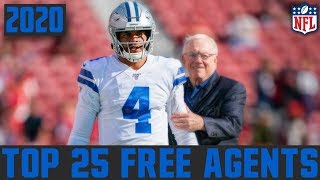 2020 NFL Free Agents | Top 25 NFL Free Agent Rankings 2020