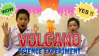 Volcano Science Experiment - Baking Soda & Vinegar | DIY How to make easy project at home