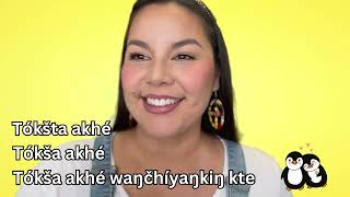 LANGUAGE FOR LITTLES with Tȟuŋwíŋ Camille -- In Lakota and Dakota Language (Episode 9)