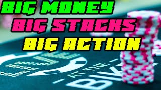 Money Piles In With Combo Draw vs Over Pair ♠ Live at the Bike!