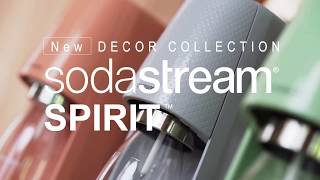 sodastream SPIRIT decor collection 新色上市