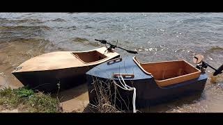 Mini boat build and first tests, video's at the end